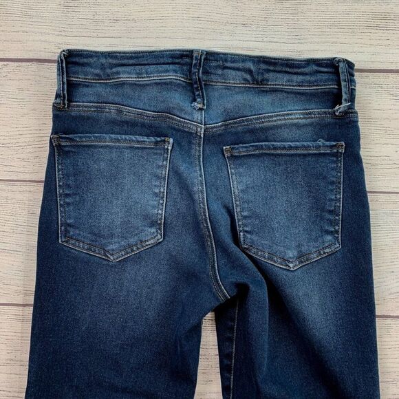 Kut from the Kloth Jeans 6 Charlize Fab Ab Cigarette Leg High Rise Inseam 26" - Picture 5 of 12